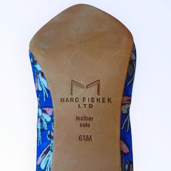 Marc Fisher Zala Pumps Brocade Tapestry Floral 6.5M - Picture 10 of 10